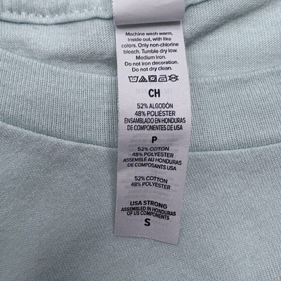 Hearsay Brewing Co. Double Sided Graphic Short Sleeve T Light Blue Men S Unisex - Picture 8 of 8